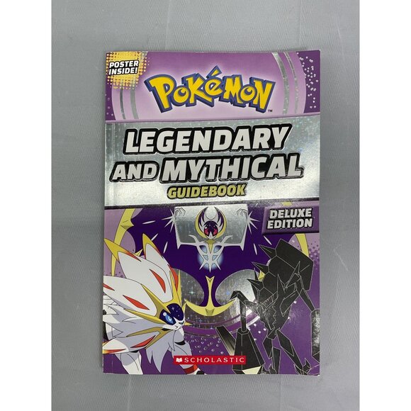 Pokémon Legendary Mythical Guidebook Deluxe Edition Scholastic 2019 With Poster - Picture 1 of 4